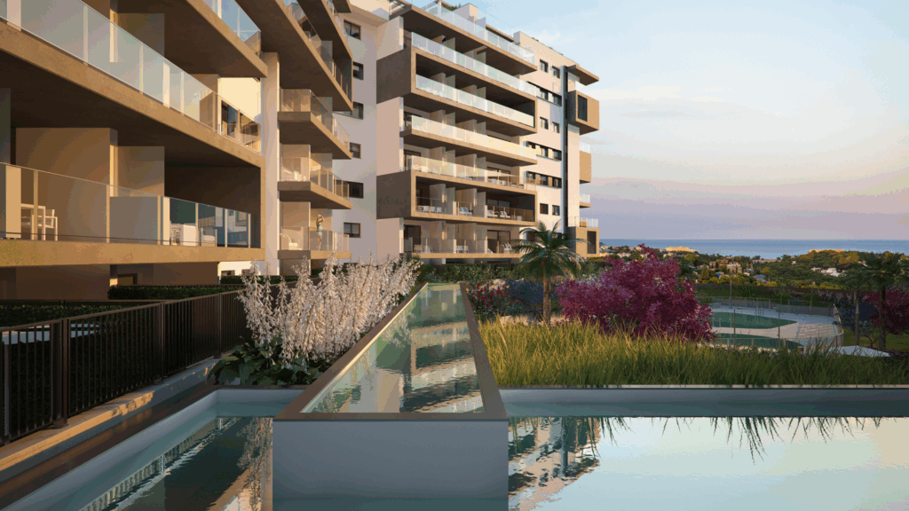 Zeer moderne Penthouses met zeezicht in Campoamor