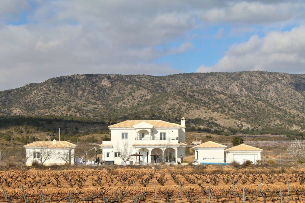 Mediteraanse Villa 4-5 slk, omringd door de natuur op 10.000 m2 in Pinoso.